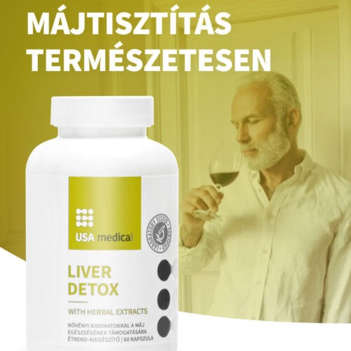 Májtisztító növényi kivonatokkal – kapszula 60 db