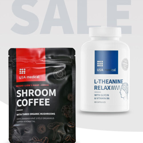 Gomba kávé + Relax AlphaWave® L-theanine