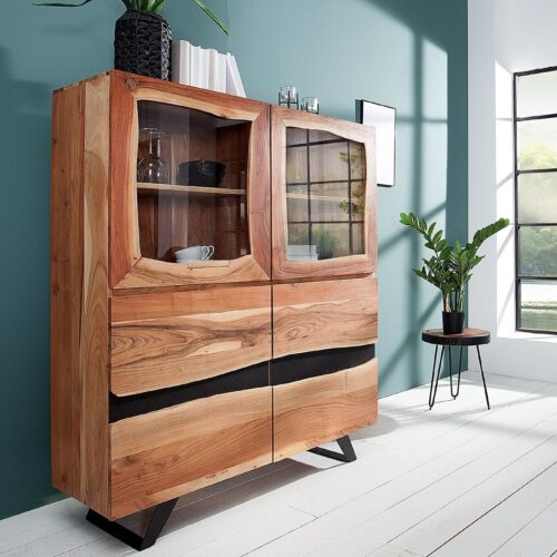 AMAZONAS akácfa vitrin 140cm