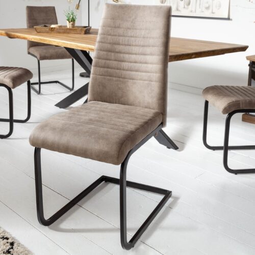 APARTMENT szürkésbarna mikroszálas szék