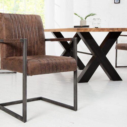 BIG ASTON barna 100% polyester szék 55x63x88