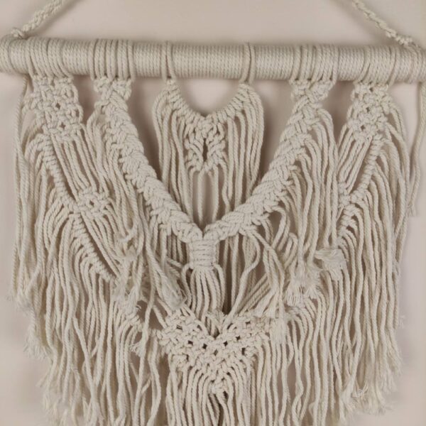 BOHO EMPAT bézs makramé fali dekoráció