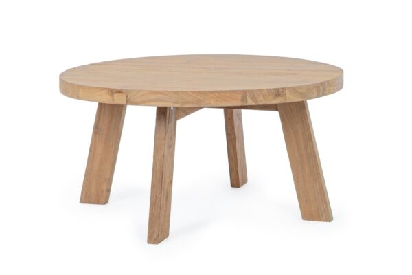 BOLIVAR barna teakfa kerti dohányzóasztal