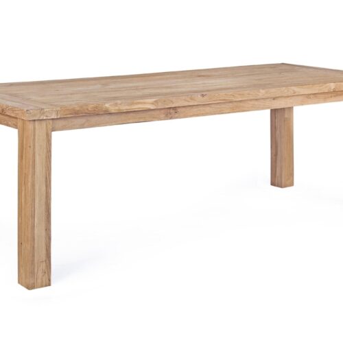 BOUNTY 10 személyes barna teakfa étkezőasztal 240cm