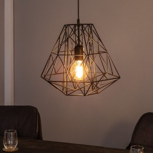 CAGE S fekete függőlámpa