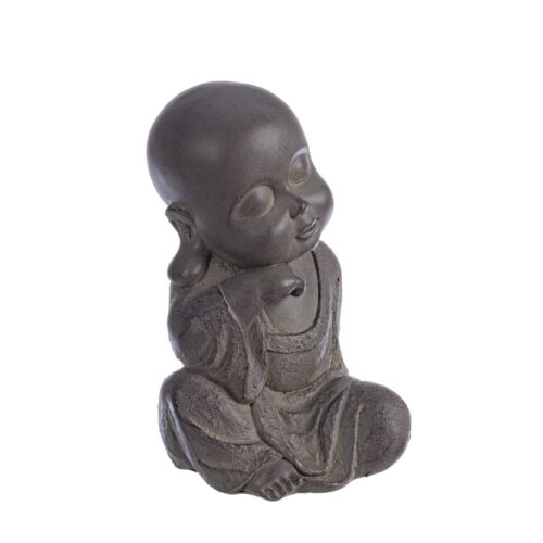 CALM BUDDHA szürke kerti dekoráció