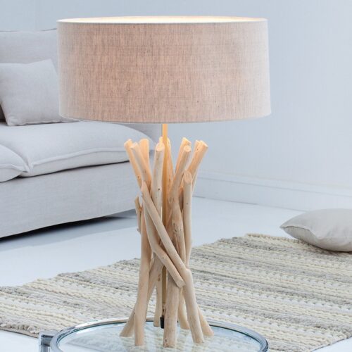 CARA natúr uszadékfa asztali lámpa