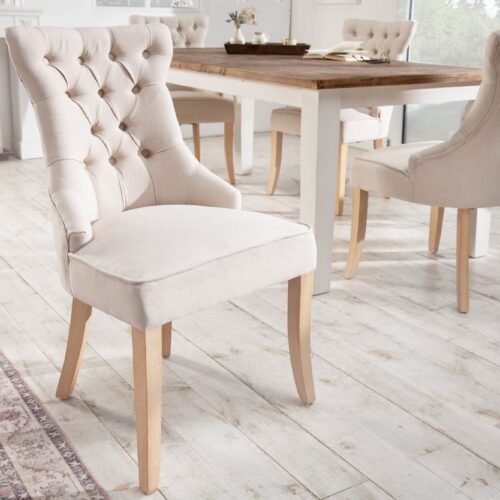 CASTLE bézs vászon szék