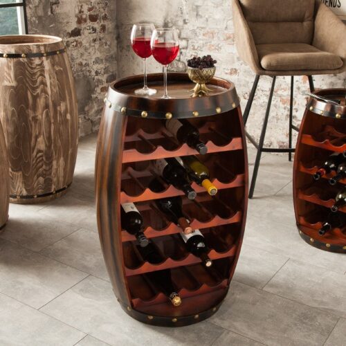 CHATEAU kávé színű bortartó 80cm