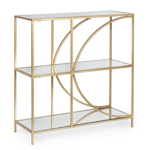 ELENOR alacsony könyvespolc 3 polccal