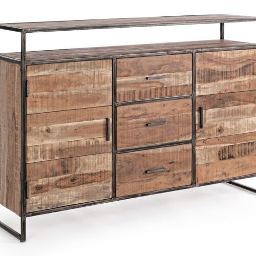 ELMER tálalószekrény 2 ajtóval és 3 fiókkal