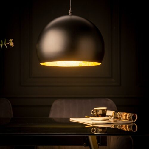 GLOW II fekete alumínium függőlámpa