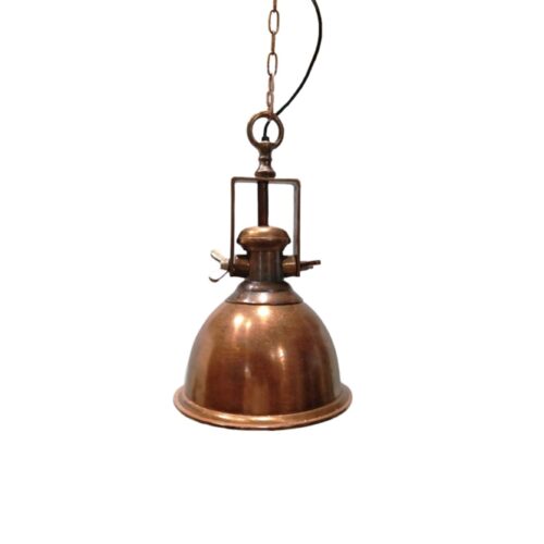 INDUSTRIAL bronz réz függőlámpa