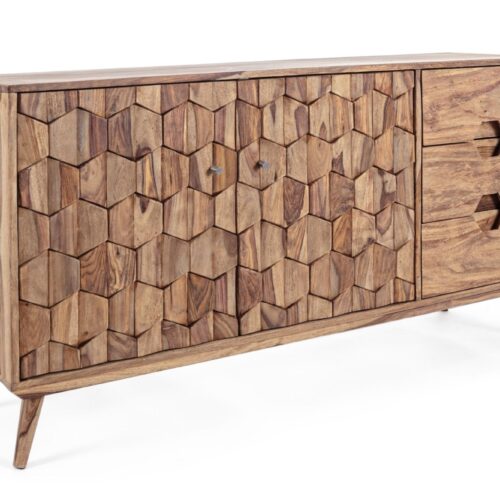 KANT tálalószekrény 2 ajtóval és 3 fiókkal