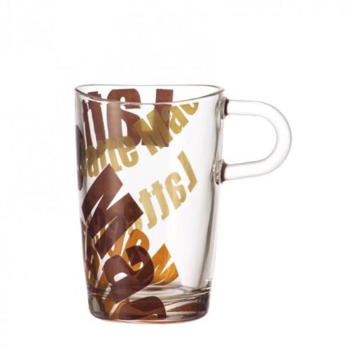 LEONARDO LOOP 3 COLOURS latte macchiatós bögre 365ml