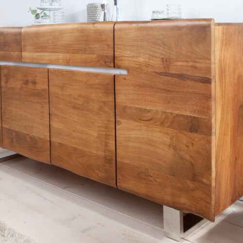 MAMMUT akácfa tálalószekrény 170cm