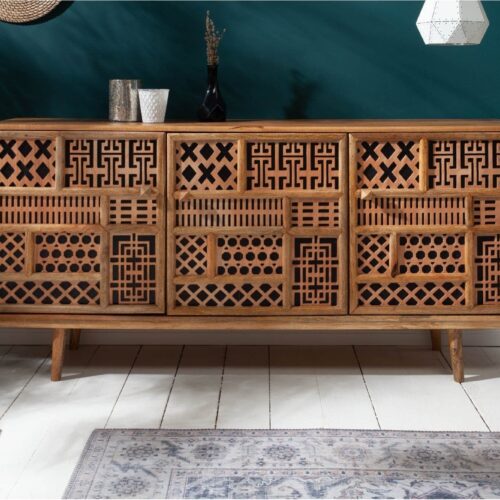 MARRAKESCH barna mangófa tálalószekrény