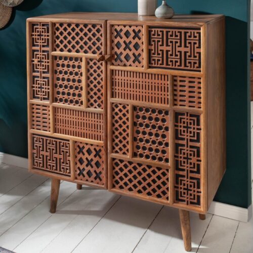 MARRAKESCH barna mangófa tárolószekrény