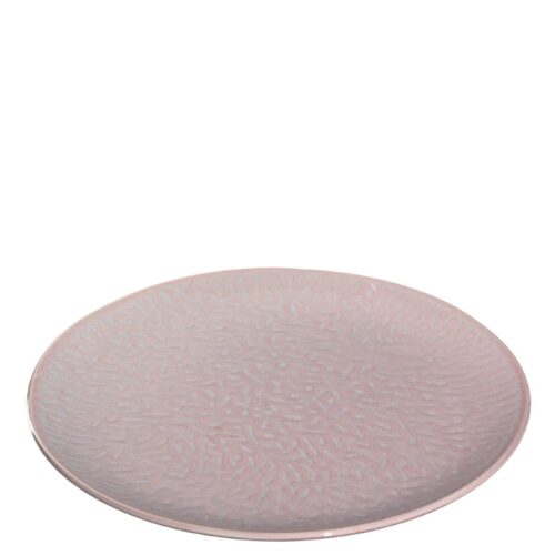 LEONARDO MATERA rózsaszín lapostányér 27cm
