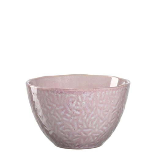 LEONARDO MATERA rózsaszín müzlis-leveses tálka 15cm