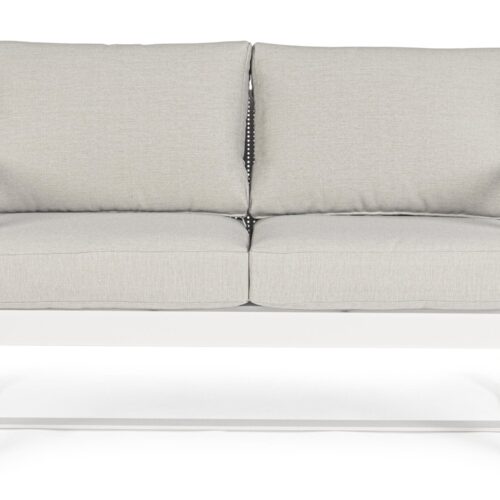 MERRIGAN bézs és fehér kerti kanapé