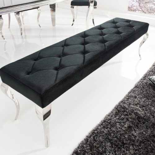 MODERN BAROCK fekete ülőpad 170cm