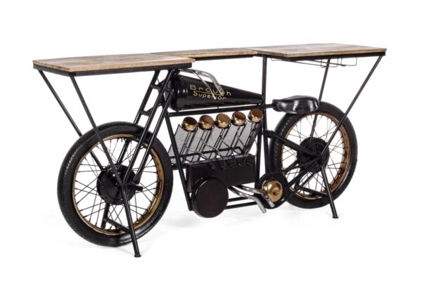 MOTO replika bar konzolasztal 183cm MOTO replika bar konzolasztal 183cm