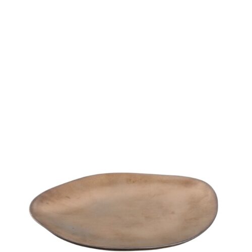 LEONARDO NOLI barna desszertes-reggeliző tányér 23x17cm