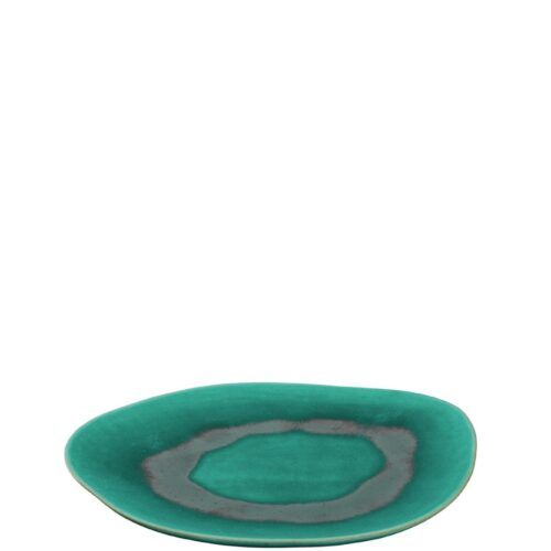 LEONARDO NOLI ZÖLD desszertes-reggeliző tányér 23x17cm