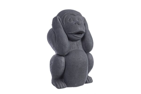 NOT HEAR MONKEY szürke dekoráció NOT HEAR MONKEY szürke dekoráció