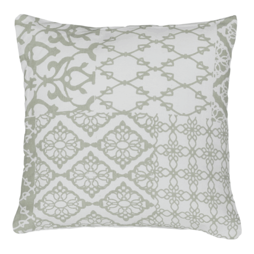 NOVEL zöld mintás párna 30cm