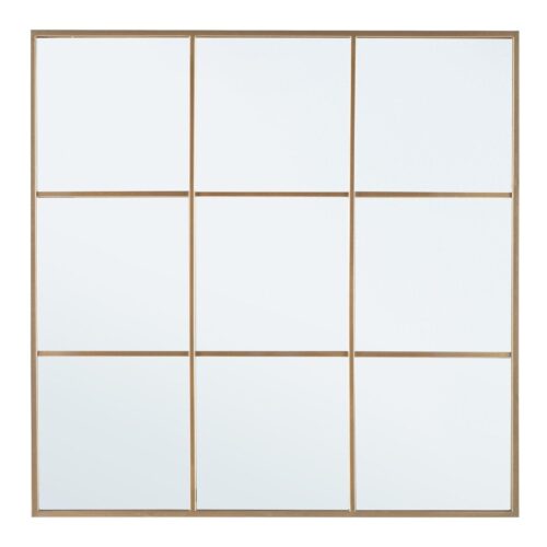 NUCLEOS ablakos arany keretes tükör