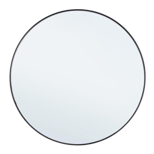 NUCLEOS fekete keretes tükör 70cm átmérő