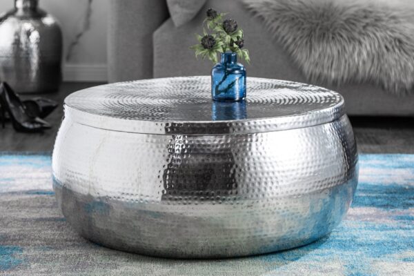 ORIENT STORAGE ezüst alumínium dohányzóasztal 70cm ORIENT STORAGE ezüst alumínium dohányzóasztal 70cm