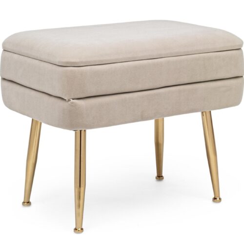 PAVLINA bézs tárolós ülőpad