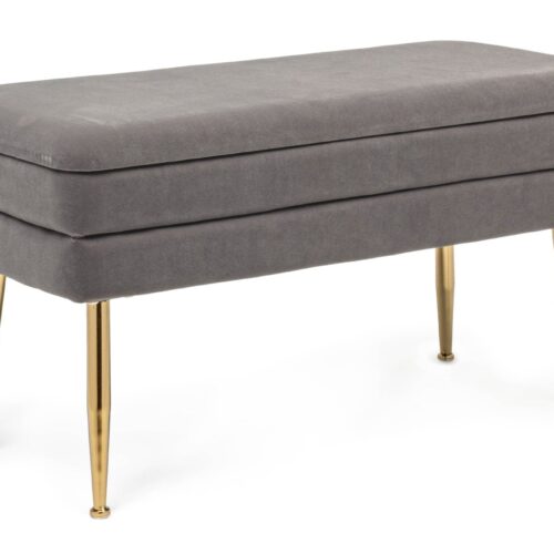 PAVLINA sötétszürke tárolós ülőpad