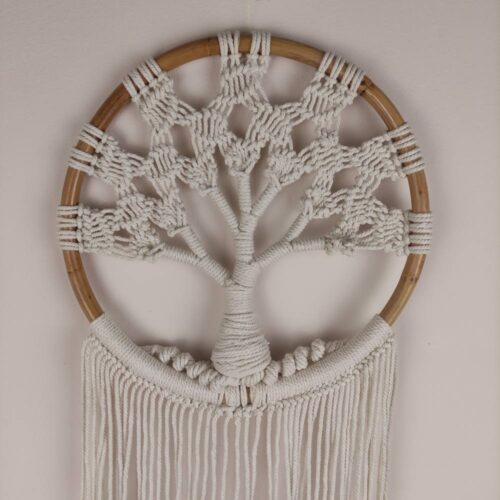 POHON makramé életfa fali dekoráció 30 cm
