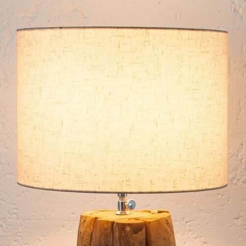 ROOTS fehér lenvászon lámpabúra 30x30x23