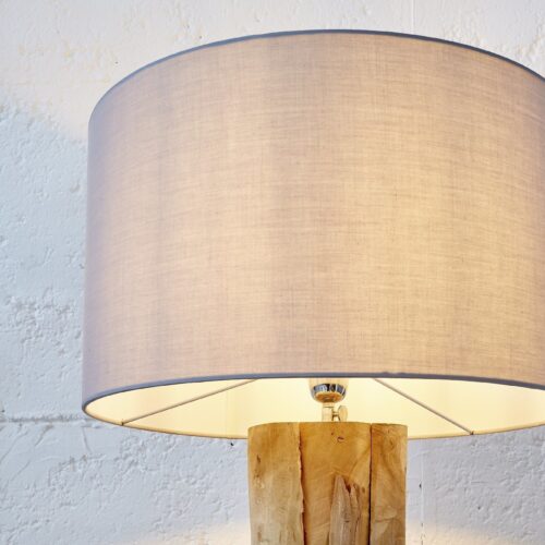 ROOTS szürke lenvászon lámpabúra 50x50x30