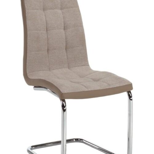 SALOMA bézs szövet étkezőszék