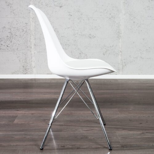 SCANDINAVIA retro fehér szék