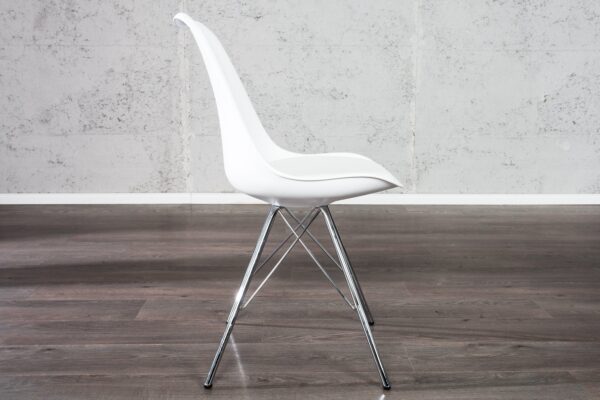 SCANDINAVIA retro fehér szék