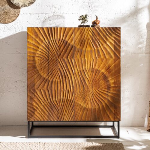 SCORPION barna mangófa tárolószekrény