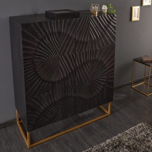 SCORPION fekete mangófa tárolószekrény