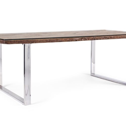 STANTON étkezőasztal üveggel 220x100