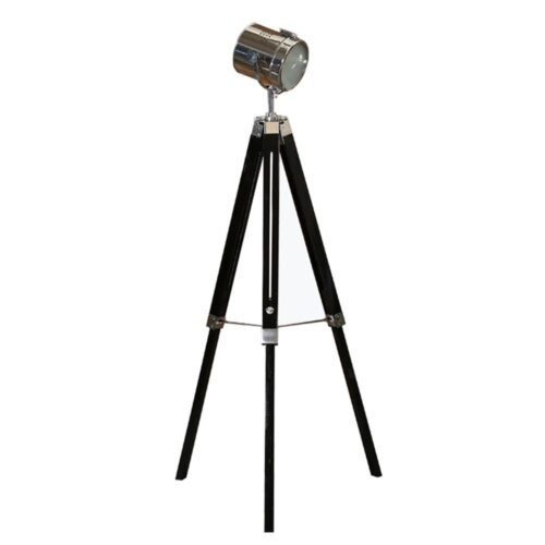 CINDA IV fekete fém állólámpa