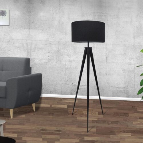 TRIPOD fekete állólámpa