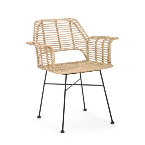 TUNAS natúr kültéri fotel karfával