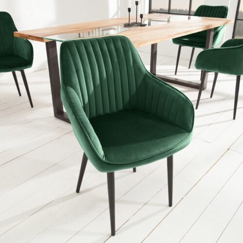 TURIN zöld karfás szék