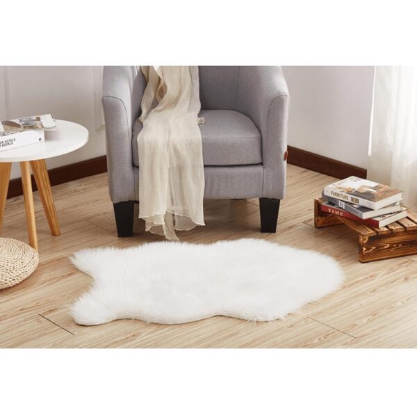 EBONY fehér szőnyeg 60 x 90cm